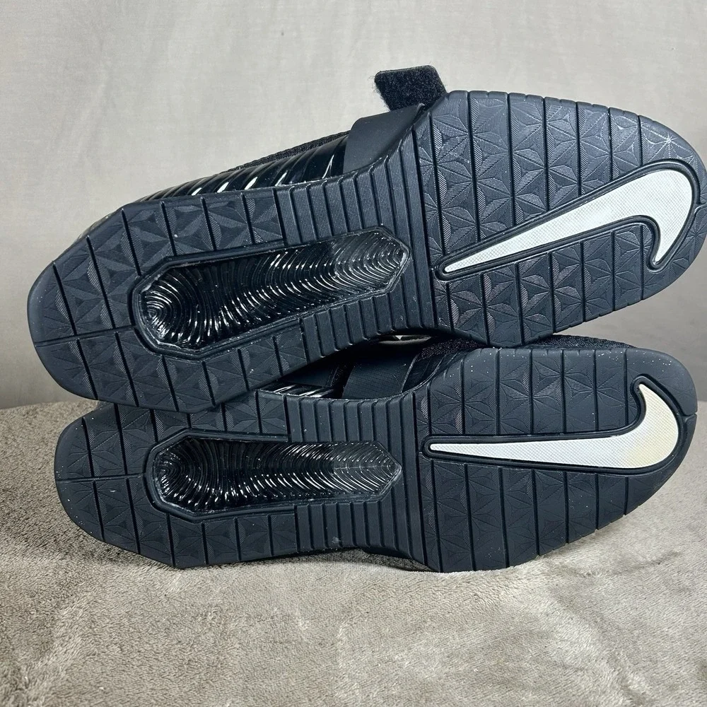 Nike Romaleos 4 Black White Weightlifting Gym Shoes CD3463-010 Mens Sz 14